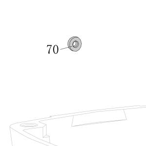Запчасть AA12C-006A Резиновая втулка MP622B-35 MP630-35 MP635-34 MP630B-35 MP635B-37 MP650B-35 N851L-57 N851H-70 N851L-82 T50SC-29
