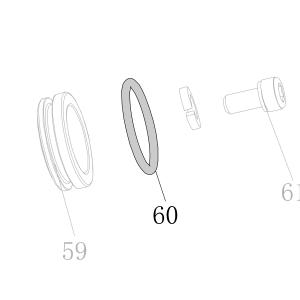 Запчасть B08-025070262 Кольцо уплотнительное 25.07X2.62 CN90-60 CN100-68 CN130-55 MT8016LN-5 CN100B-52 (вид 4)