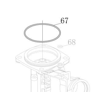 Запчасть B08-050000200 Кольцо уплотнительное 50X2 CN55-67 9240B-5 440KB-5 (вид 2)