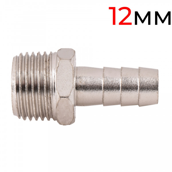 BM-SMH08/08 Штуцер "елочка" 12 мм наружная резьба М1/2"