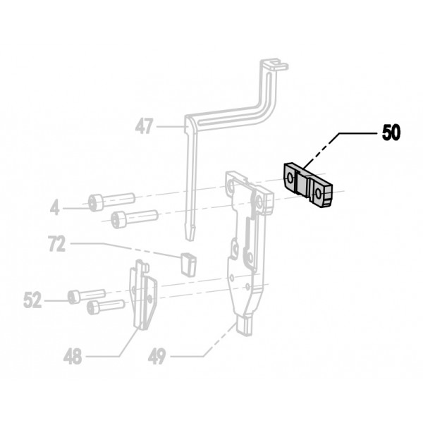 Запчасть 211790 SPACER Распорка 9040R-50