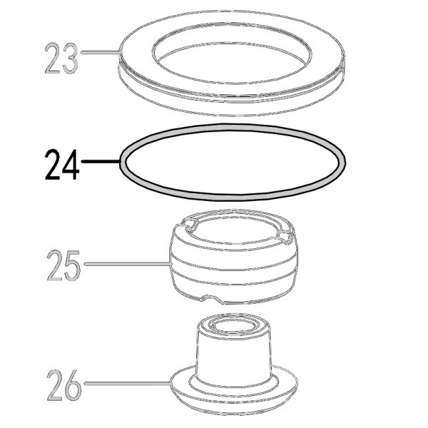 Запчасть 511 660 O-RING 84X3.05 Кольцо уплотнительное CN70R-19 CN80R-24 CN90R-24