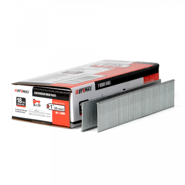 Штифт F25 (25 мм) для нейлера 18Ga, упаковка 5 тыс. шт