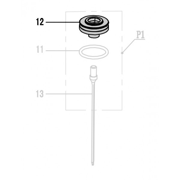 Запчасть 310210 PISTON Поршень бойка NT65R-12