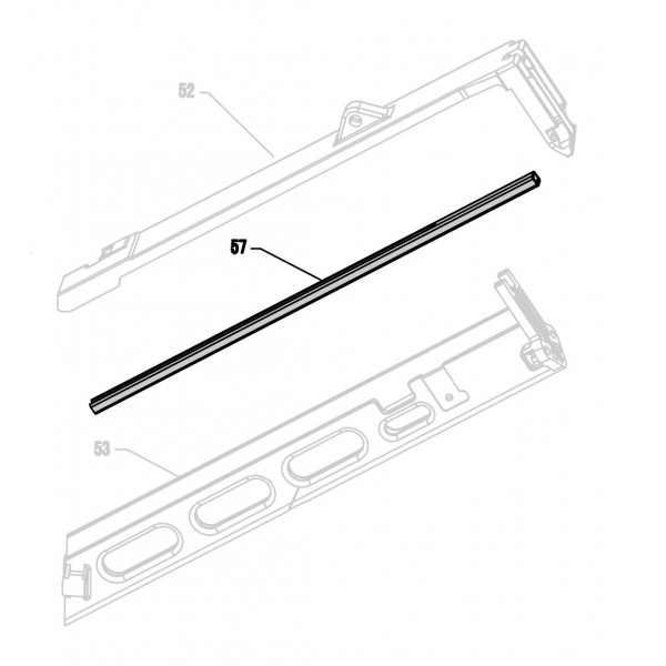 Запчасть 321100 MAGAZINE GUIDE Направляющая магазина NT65R-57