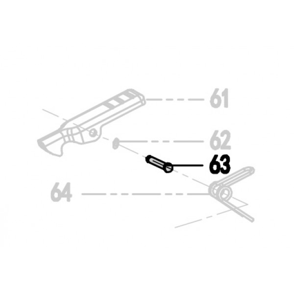 Запчасть 325370 STRAIGHT PIN Штифт 9040R-63