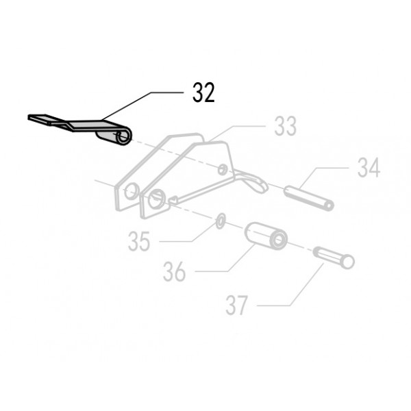 Запчасть 325940 CONTACT PLATE Контактная планка F50R-32