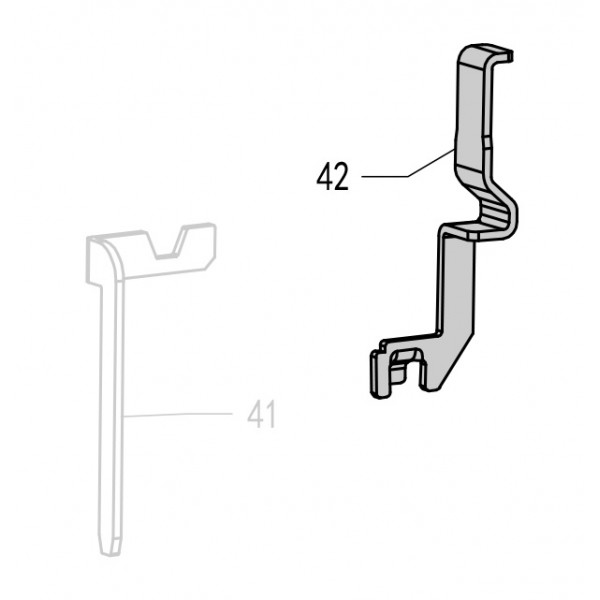 Запчасть 326000 SAFETY ARM Рычаг предохранителя F50R-42