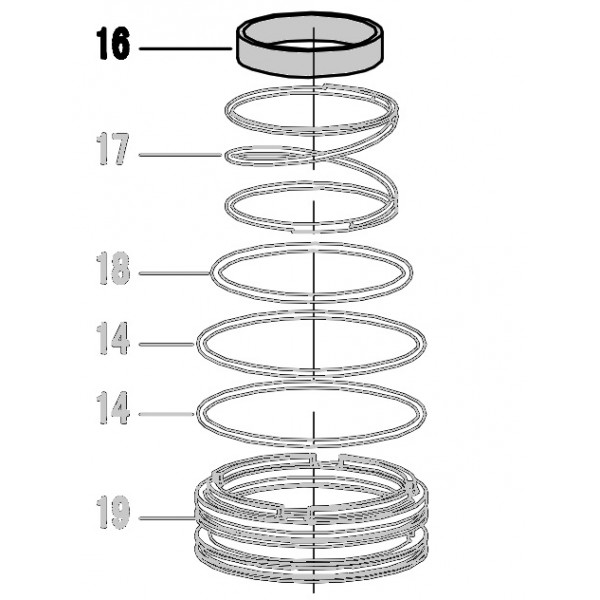 Запчасть 410900 CYLINDER SEAL Прокладка цилиндра N5023R-16 N5024R-16