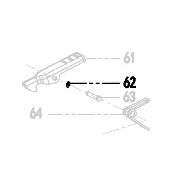 Запчасть 411170 PIN CAP D Заглушка штифта Д 9040R-62