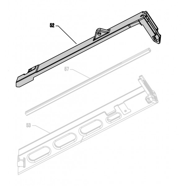 Запчасть 420710 MAGAZINE FRAME Рамка магазина NT65R-52