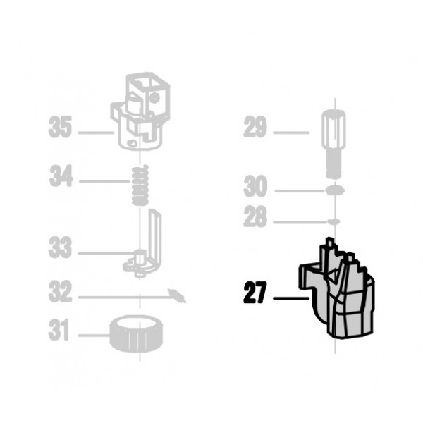 Запчасть 421 090 SAFETY GUIDE Направляющая предохранителя CRN45A-27