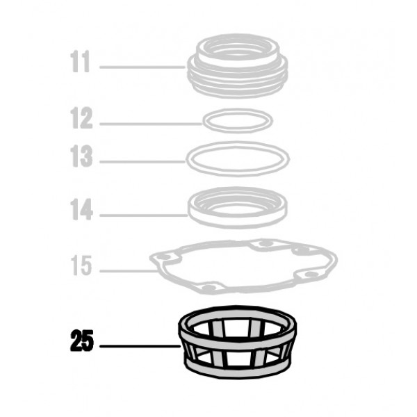 Запчасть 421 110 CYLINDER COLLAR Направляющая цилиндра CRN45A-25