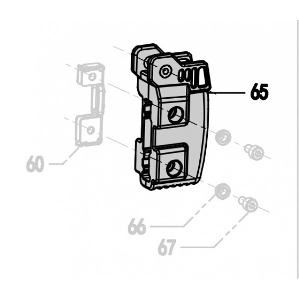 Запчасть 422420 MAGAZINE END CAP Задняя крышка магазина 9040R-65