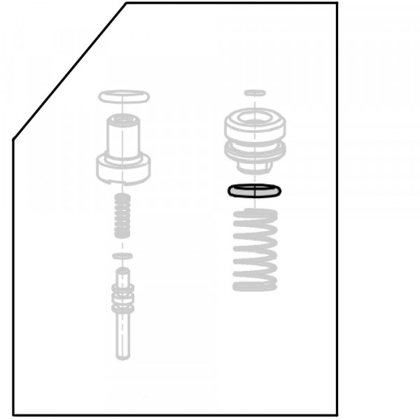 Запчасть 511510 O-RING 10X2 Кольцо уплотнительное F50R-31