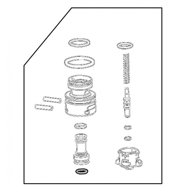 Запчасть 510 210 O-RING  6.3X1.8 Кольцо уплотнительное CN55R-72 CN70R-83 CN80R-66 CN90R-66 CN90B-61 CN100R-66 N851R-64