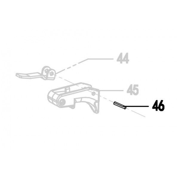 Запчасть 640040 ROLL PIN 2.5X16 Штифт 9040R-46 NT65R-42