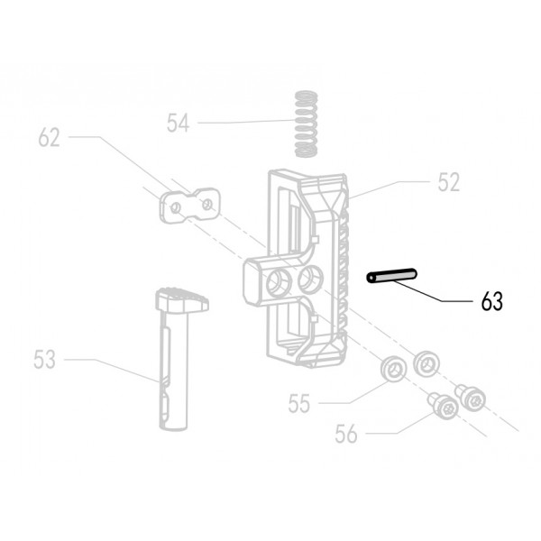 Запчасть 640120 ROLL PIN 3X18 Штифт F50R-63 NT65R-31