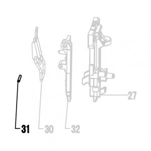 Запчасть 640120 ROLL PIN 3X18 Штифт F50R-63 NT65R-31 (вид 2)