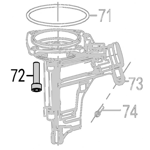 Запчасть 610880 BOLT M8X30 Болт CN90B-72