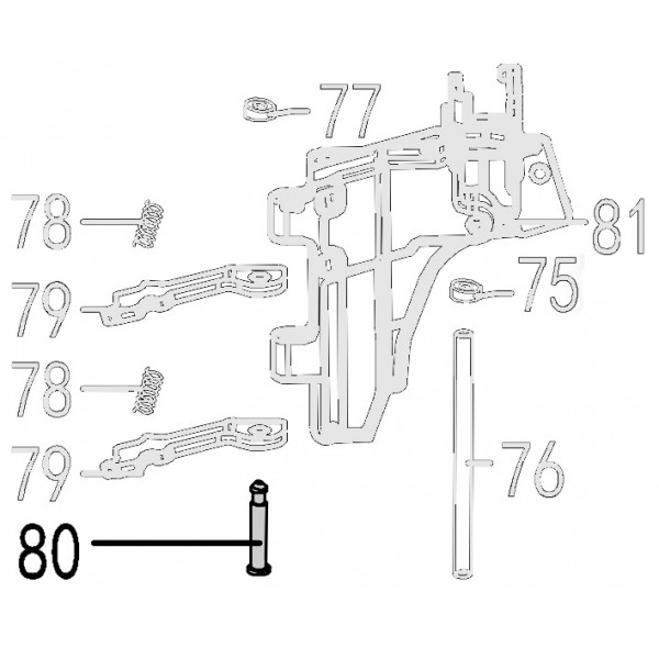 Запчасть 324790 CHECK PAWL PIN Штифт CN90B-80