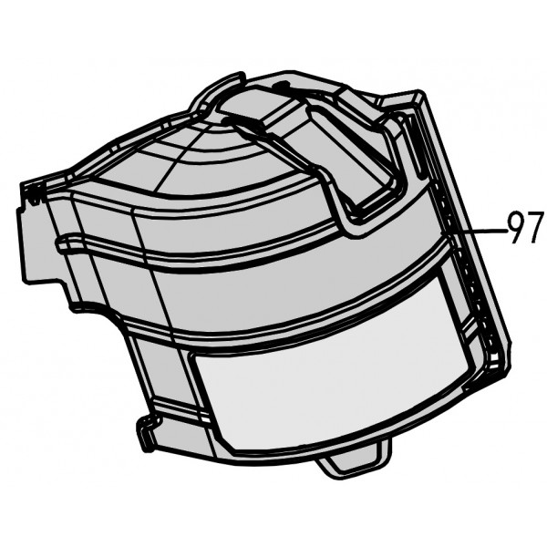 Запчасть 422090 MAGAZINE COVER Крышка магазина CN90B-97