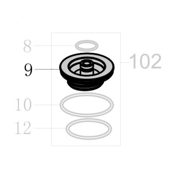 Запчасть AA14A-Y10A1 Клапан поршня 9240B-9 440KB-09