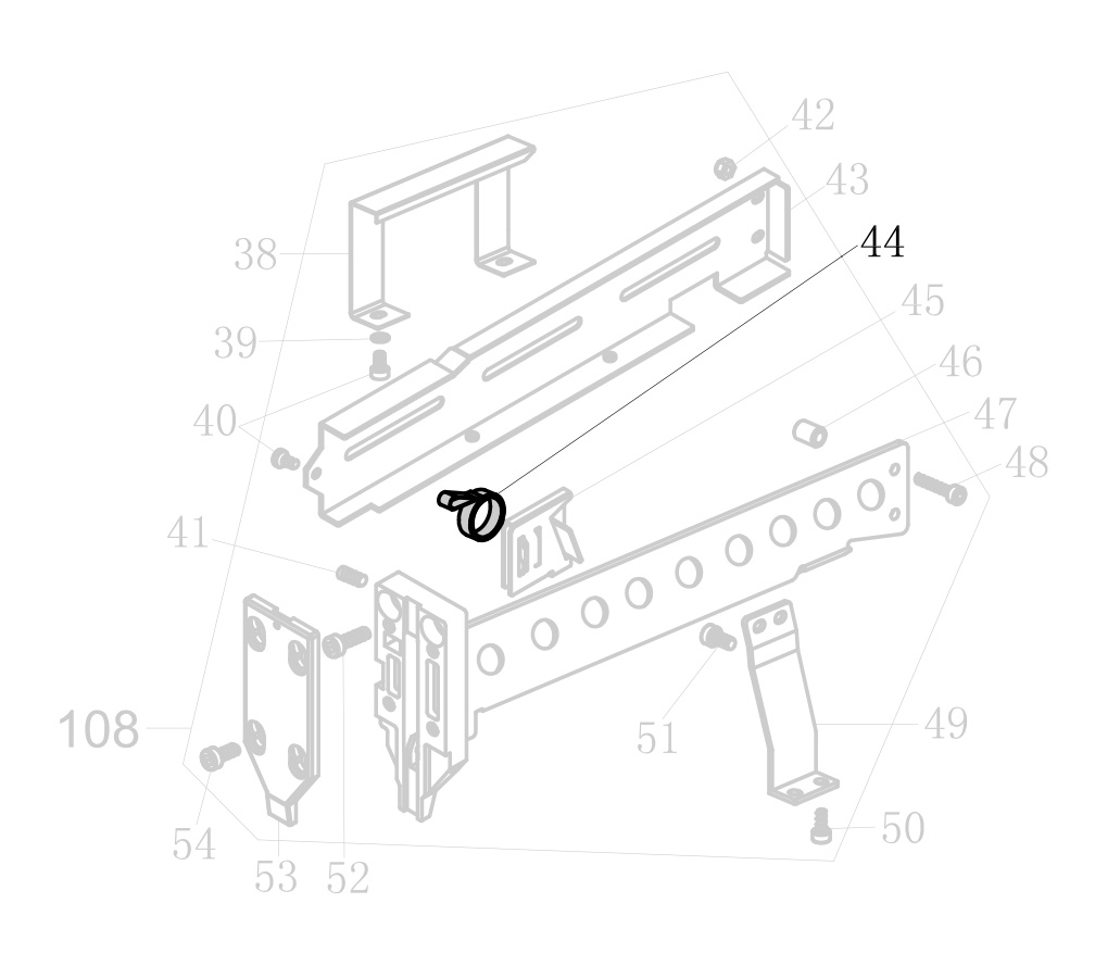 Запчасть AA16A-009A Пружина толкателя 440KB-44