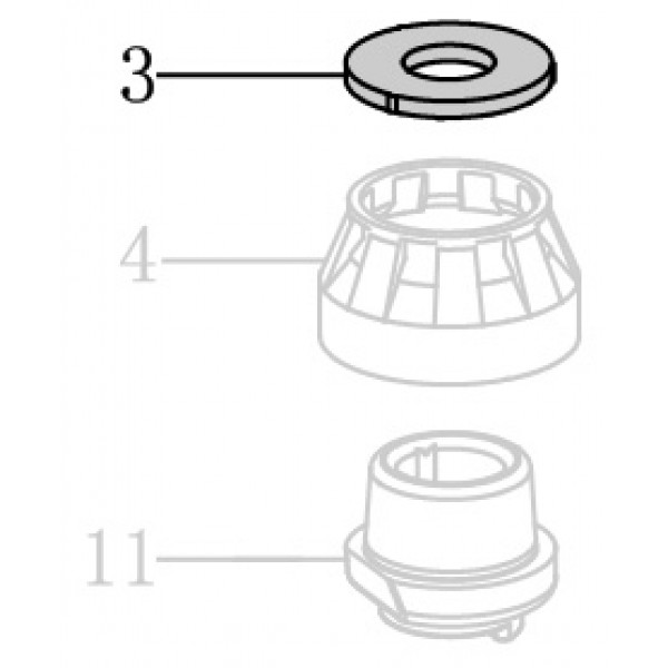 Запчасть AA33J-002A Демпфер MT8016-3