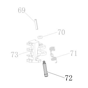 Запчасть AA40A-032A Штифт CN55-72 CN70B-71 CN80B-57 CN90-54 CN100B-59 CN130-51 CN100-64 (вид 4)