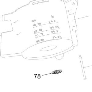 Запчасть AA40A-048A Упор втулки CN55-93 CN80B-78 CN90-77 CN130-86 (вид 2)
