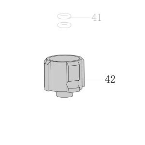 Запчасть AA42A-041A Крышка клапана курка CN55-49 CN70B-39 CN80B-45 CN90-44 N851F-45 CN100B-42 CN130-44 N851L-42 N851H-53 CN100-37 (вид 8)