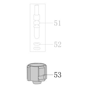 Запчасть AA42A-041A Крышка клапана курка CN55-49 CN70B-39 CN80B-45 CN90-44 N851F-45 CN100B-42 CN130-44 N851L-42 N851H-53 CN100-37 (вид 6)