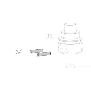 Запчасть AA42A-043A Штифт CN55-38 CN70B-40 CN80B-46 CN90-43 N851F-70 CN100B-89 CN130-43 N851L-34 N851H-45 CN100-38 (вид 7)
