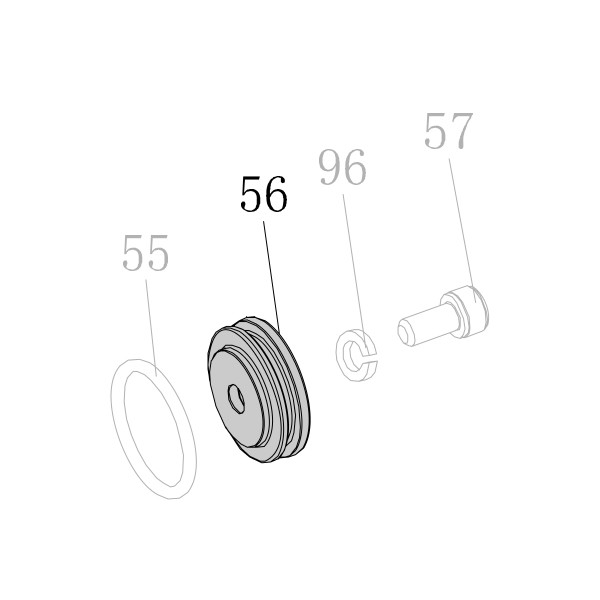 Запчасть AA57A-026A Поршень толкателя CN90-59 CN100-67 CN130-56 CN100B-51