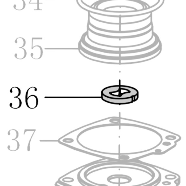 AN12A-014A Шайба бампера (А) CN45R-36
