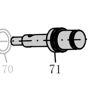 AN12A-040A Поршень толкателя CN45R-71