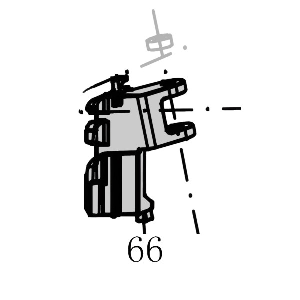 AN12A-043A Толкатель гвоздя CN45R-66