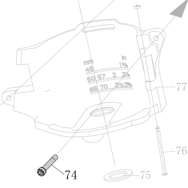 Запчасть B01-01-060350-02 Болт M6X35 CN55-76 CN70B-74 CN100-88 CN130-1 CN100B-1