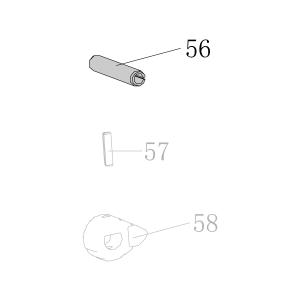 Запчасть B02-030160-02 Штифт ф3×16 CN55-69 CN70B-72 CN80B-56 CN100B-81 N851L-45 N851H-56 CN100-79 (вид 6)
