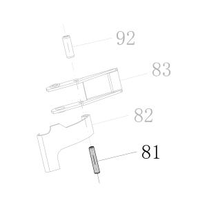 Запчасть B02-030160-02 Штифт ф3×16 CN55-69 CN70B-72 CN80B-56 CN100B-81 N851L-45 N851H-56 CN100-79 (вид 4)