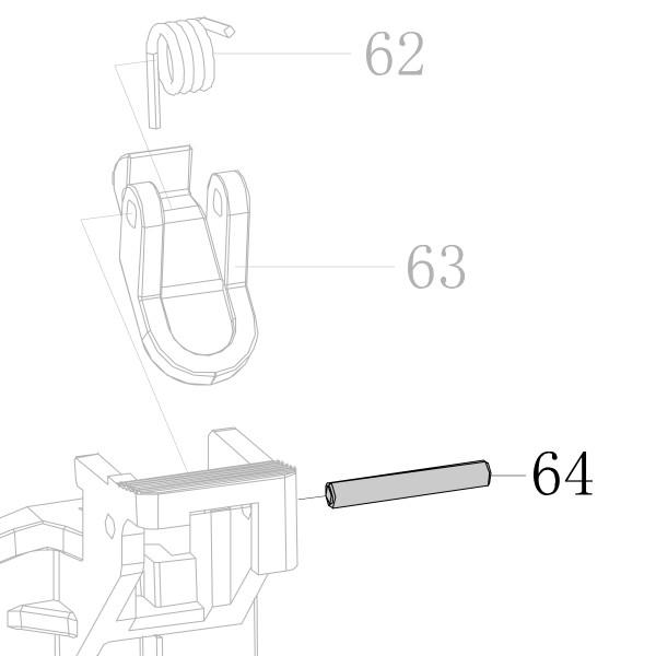 Запчасть B02-030200-02 Штифт ф3×20 CN130-66 CN100B-64 ADCS22-34 ADCS19-47