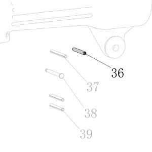 Запчасть B02-030220-02 Штифт ф3×22 CN55-7 CN70B-28 CN80B-32 N851L-26 N851L-59 N851H-36 N851H-72 (вид 3)