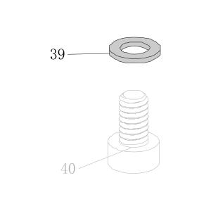 Запчасть B04-02-040-01 Шайба M4 MT8016-26 MT8016LN-26 440KB-39 (вид 3)