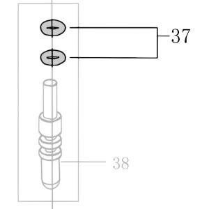 Запчасть B08-002500140-02 Кольцо уплотнительное 2.5X1.4 CN55-47 CN70B-37 CN80B-43 CN90-41 CN100B-40 N851F-44 CN130-42 N851L-41 CN100-36 (вид 4)