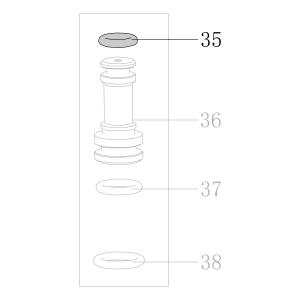 Запчасть B08-005800190-10 Кольцо уплотнительное 5.8X1.9 CN55-41 CN70B-32 CN80B-38 CN90-36 N851F-38 CN130-36 CN100B-35 N851L-35 N851H-46 CN100-30 (вид 7)