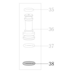 Запчасть B08-008800190 Кольцо уплотнительное 8.8X1.9 CN55-44 CN70B-35 CN80B-41 CN90-39 N851F-41 CN100B-38 CN130-39 N851L-38 N851H-49 CN100-33 CN45R-69 (вид 6)