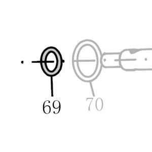 Запчасть B08-008800190 Кольцо уплотнительное 8.8X1.9 CN55-44 CN70B-35 CN80B-41 CN90-39 N851F-41 CN100B-38 CN130-39 N851L-38 N851H-49 CN100-33 CN45R-69 (вид 8)