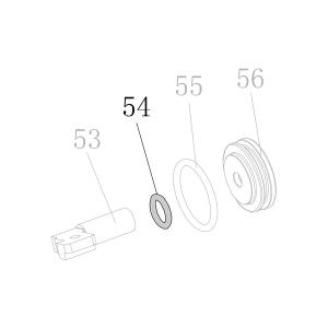 Запчасть B08-009800240 Кольцо уплотнительное 9.8X2.4 CN55-3 CN55-77 CN70B-62 CN80B-60 CN90-58 N851F-3 CN100B-53 CN130-54 CN100-66 (вид 7)