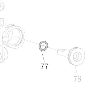 Запчасть B08-009800240 Кольцо уплотнительное 9.8X2.4 CN55-3 CN55-77 CN70B-62 CN80B-60 CN90-58 N851F-3 CN100B-53 CN130-54 CN100-66 (вид 6)